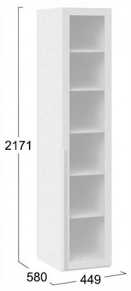 Шкаф-витрина Порто СМ-393.07.008 в Советском - sovetskiy.ok-mebel.com | фото 3