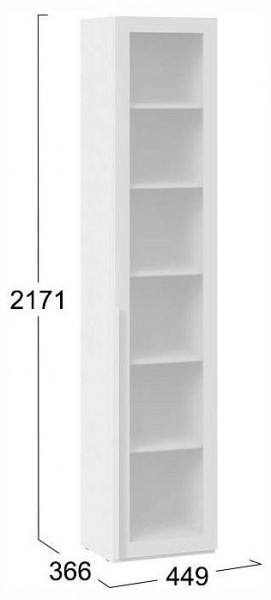 Шкаф-витрина Порто СМ-393.07.213 в Советском - sovetskiy.ok-mebel.com | фото 4