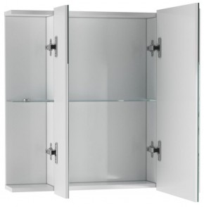 Шкаф-зеркало Мега 75 АЙСБЕРГ (DM4604HZ) в Советском - sovetskiy.ok-mebel.com | фото 3