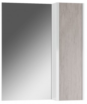 Шкаф-зеркало Uno 60 Дуб серый левый/правый Домино (DU1503HZ) в Советском - sovetskiy.ok-mebel.com | фото 1