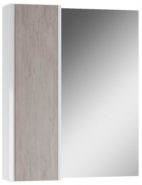 Шкаф-зеркало Uno 60 Дуб серый левый/правый Домино (DU1503HZ) в Советском - sovetskiy.ok-mebel.com | фото 2