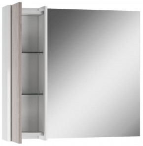 Шкаф-зеркало Uno 80 Дуб серый левый/правый Домино (DU1504HZ) в Советском - sovetskiy.ok-mebel.com | фото 4