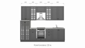 Кухонный гарнитур Верона в Советском - sovetskiy.ok-mebel.com | фото 3