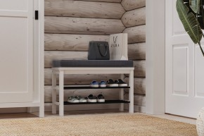 Скамья 85х50 Кантри для обуви белая в Советском - sovetskiy.ok-mebel.com | фото 4