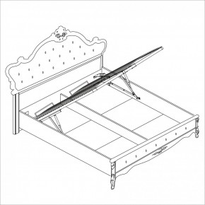 Спальня Мишель 3-х ств (белый матовый/экокожа) в Советском - sovetskiy.ok-mebel.com | фото 4