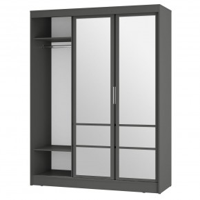 Спальня Симпл (графит) модульная в Советском - sovetskiy.ok-mebel.com | фото 50