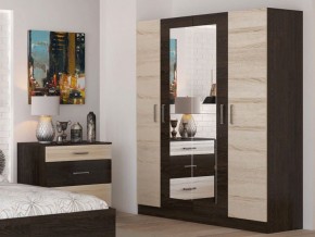 Спальный гарнитур Леси + 4-х створчатый шкаф в Советском - sovetskiy.ok-mebel.com | фото 4