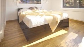 Стандарт Кровать 1600, цвет венге, ШхГхВ 163,5х203,5х70 см., сп.м. 1600х2000 мм., без матраса, основание есть в Советском - sovetskiy.ok-mebel.com | фото 6
