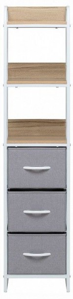 Стеллаж комбинированный Ноа в Советском - sovetskiy.ok-mebel.com | фото 2