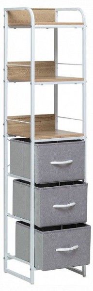 Стеллаж комбинированный Ноа в Советском - sovetskiy.ok-mebel.com | фото 4