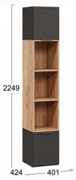 Стеллаж комбинированный Стелла в Советском - sovetskiy.ok-mebel.com | фото 4