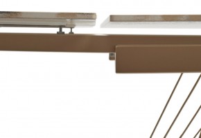 Стол ACERRA NEW 160 GLOSS GRAND JADE SOLID CERAMIC/ каркас цвета шампань, ®DISAUR в Советском - sovetskiy.ok-mebel.com | фото 7