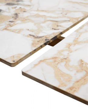 Стол ACERRA NEW 160 GLOSS GRAND JADE SOLID CERAMIC/ каркас цвета шампань, ®DISAUR в Советском - sovetskiy.ok-mebel.com | фото 8