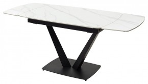 Стол ALATRI 120 MATT WHITE MARBLE SOLID CERAMIC / BLACK, ®DISAUR в Советском - sovetskiy.ok-mebel.com | фото 10