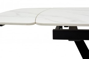 Стол ALATRI 120 MATT WHITE MARBLE SOLID CERAMIC / BLACK, ®DISAUR в Советском - sovetskiy.ok-mebel.com | фото 5
