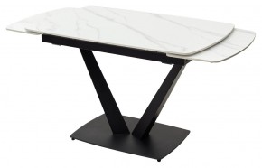 Стол ALATRI 120 MATT WHITE MARBLE SOLID CERAMIC / BLACK, ®DISAUR в Советском - sovetskiy.ok-mebel.com | фото 8