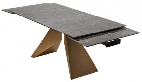 Стол ALES 180 BLACK GRAVE SOLID CERAMIC, керамика / бронзовый, ®DISAUR в Советском - sovetskiy.ok-mebel.com | фото 9