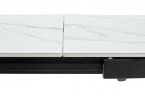 Стол CORNER 120 MATT WHITE MARBLE SOLID CERAMIC / BLACK, ®DISAUR в Советском - sovetskiy.ok-mebel.com | фото 8
