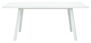 Стол ФИН 120 Белый, стекло/ Белый каркас М-City в Советском - sovetskiy.ok-mebel.com | фото 2