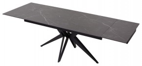 Стол FORIO 160 MATT BLACK MARBLE SOLID CERAMIC / BLACK, ®DISAUR в Советском - sovetskiy.ok-mebel.com | фото 5