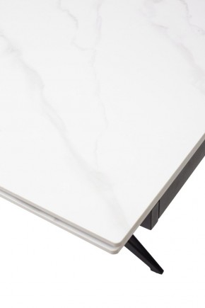 Стол FORIO 160 MATT WHITE MARBLE SOLID CERAMIC / BLACK, ®DISAUR в Советском - sovetskiy.ok-mebel.com | фото 9