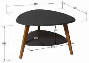 Стол журнальный Бруклин в Советском - sovetskiy.ok-mebel.com | фото 4