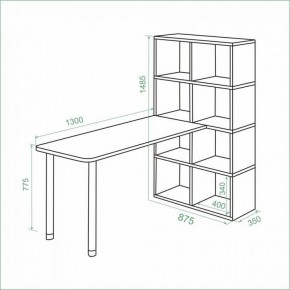 Стол компьютерный Bartolo в Советском - sovetskiy.ok-mebel.com | фото 2