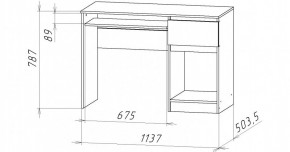 НИЦЦА-10 Стол компьютерный (НЦ.10) в Советском - sovetskiy.ok-mebel.com | фото 2