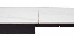 Стол LIVORNO 180 MATT WHITE MARBLE SOLID CERAMIC / BLACK, ®DISAUR в Советском - sovetskiy.ok-mebel.com | фото 3
