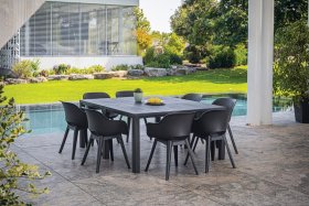 Стол раскладной Джули (Julie Double table 2 configurations) Графит в Советском - sovetskiy.ok-mebel.com | фото 6