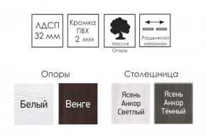 Стол раскладной Ялта-2 (опоры массив резной) в Советском - sovetskiy.ok-mebel.com | фото 4