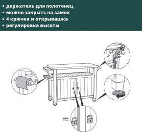 Столик для барбекю 207 Л (Unity XL 207L) в Советском - sovetskiy.ok-mebel.com | фото 8