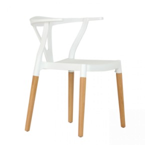 Стул Barneo N-218 Wishbone интерьерный кухонный белый в Советском - sovetskiy.ok-mebel.com | фото