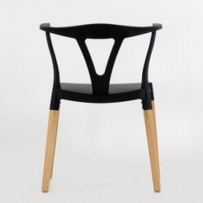 Стул Barneo N-218 Wishbone интерьерный кухонный черный в Советском - sovetskiy.ok-mebel.com | фото 2