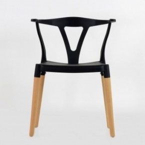 Стул Barneo N-218 Wishbone интерьерный кухонный черный в Советском - sovetskiy.ok-mebel.com | фото 3