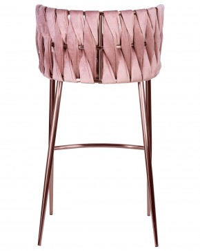 Стул барный DOBRIN EMMA ROSE GOLD, розовый велюр (VF-10) в Советском - sovetskiy.ok-mebel.com | фото 5