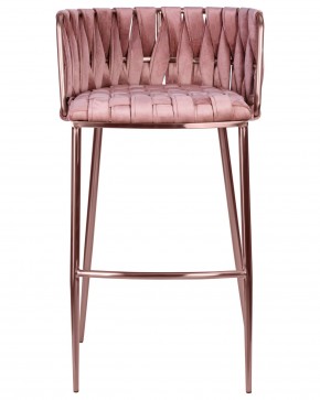 Стул барный DOBRIN EMMA ROSE GOLD, розовый велюр (VF-10) в Советском - sovetskiy.ok-mebel.com | фото 6