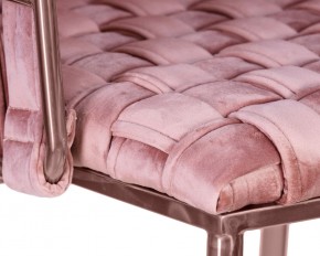 Стул барный DOBRIN EMMA ROSE GOLD, розовый велюр (VF-10) в Советском - sovetskiy.ok-mebel.com | фото 7