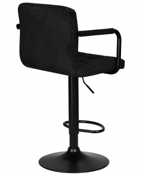 Стул барный DOBRIN KRUGER ARM BLACK, черный вельвет (LAR-E2041-52) в Советском - sovetskiy.ok-mebel.com | фото 4