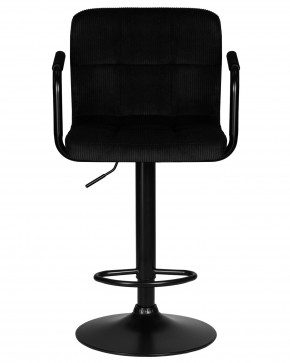 Стул барный DOBRIN KRUGER ARM BLACK, черный вельвет (LAR-E2041-52) в Советском - sovetskiy.ok-mebel.com | фото 6