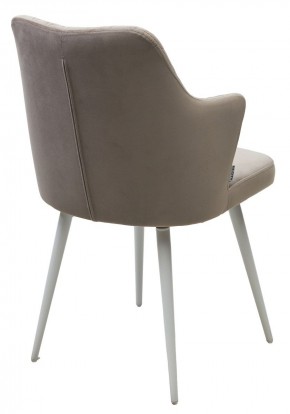 Стул HERMAN 360 град. ЛАТТЕ #25, велюр / белый каркас М-City в Советском - sovetskiy.ok-mebel.com | фото 5