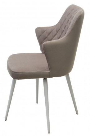 Стул HERMAN 360 град. ЛАТТЕ #25, велюр / белый каркас М-City в Советском - sovetskiy.ok-mebel.com | фото 6