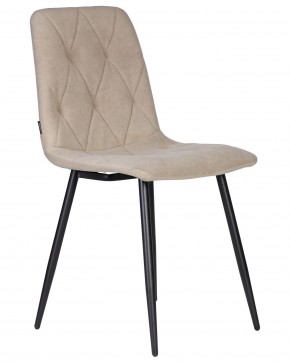 Стул обеденный DOBRIN CHILLY ROMBO, Капучино Simple 05, основание черное в Советском - sovetskiy.ok-mebel.com | фото 2