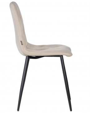 Стул обеденный DOBRIN CHILLY ROMBO, Капучино Simple 05, основание черное в Советском - sovetskiy.ok-mebel.com | фото 3