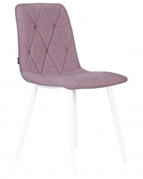 Стул обеденный DOBRIN CHILLY ROMBO, Лавандовый Simple 48, основание белый в Советском - sovetskiy.ok-mebel.com | фото 2