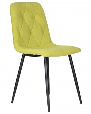 Стул обеденный DOBRIN CHILLY ROMBO, Лайм Simple 14, основание черное в Советском - sovetskiy.ok-mebel.com | фото 2