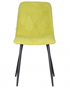 Стул обеденный DOBRIN CHILLY ROMBO, Лайм Simple 14, основание черное в Советском - sovetskiy.ok-mebel.com | фото 6