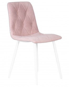 Стул обеденный DOBRIN CHILLY ROMBO, Розовый Simple 03, основание белый в Советском - sovetskiy.ok-mebel.com | фото 2