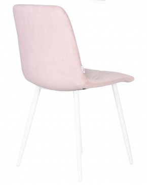 Стул обеденный DOBRIN CHILLY ROMBO, Розовый Simple 03, основание белый в Советском - sovetskiy.ok-mebel.com | фото 4