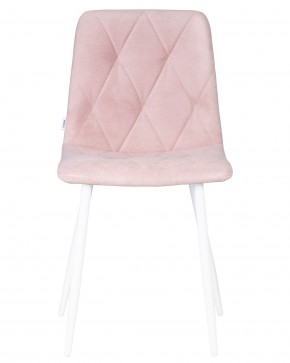 Стул обеденный DOBRIN CHILLY ROMBO, Розовый Simple 03, основание белый в Советском - sovetskiy.ok-mebel.com | фото 6